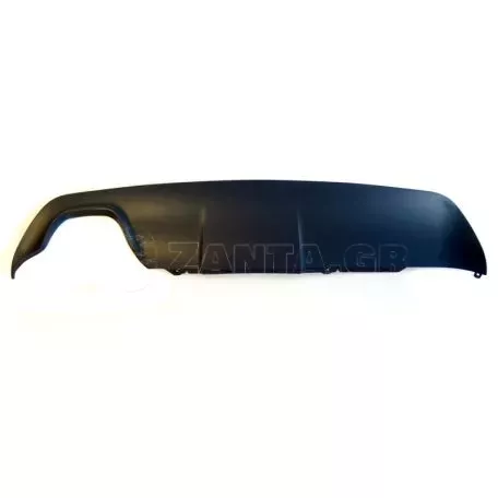 Diffuser Πίσω Προφυλακτήρα Για  Bmw 5 E60 03-11 M-Tech Με 1 Διπλή Τρύπα Εξάτμισης Αριστερά Από Abs Πλαστικό 1 Τεμάχιο 