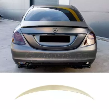 Αεροτομή Πορτ Παγκάζ Για Mercedes-Benz C-Class W205 Sedan13-20 Amg look Lipspoiler Από Abs Πλαστικό 