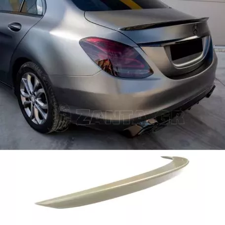 Αεροτομή Πορτ Παγκάζ Για Mercedes-Benz C-Class W205 Sedan13-20 Amg look Lipspoiler Από Abs Πλαστικό 