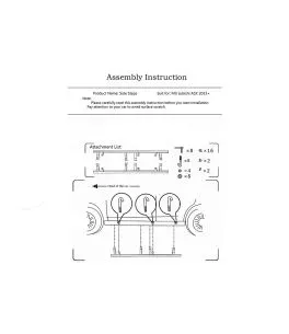 Πλαινά Σκαλοπάτια Για Mitsubishi ASX 10-16 2 Τεμάχια 
