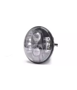 ΦΑΝΑΡΙ ΣΤΡΟΓΓΥΛΟ 7 ΙΝΤΣΩΝ ME 8LED CREE (XML-10W) 9-36V 6000-6500K ΜΑΥΡΟ 