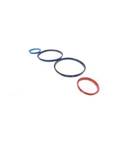 Δαχτυλίδια Καντράν Για Bmw 5 E39 95-03, 7 E38 94-02, X5 E53 99-05 Tri-Color ///M 