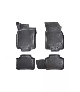 Πατάκια Σκαφάκια 3D Από Λάστιχο TPE Για Nissan X-Trail (T32) 2013-2021 Rizline 4 Τεμάχια Μαύρα 