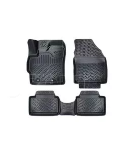 Πατάκια Σκαφάκια 3D Από Λάστιχο TPE Για Toyota Yaris 2020+ / Yaris Cross 2020+ Rizline 4 Τεμάχια Μαύρα 
