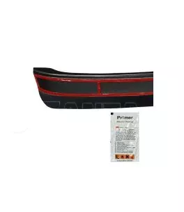 Προστατευτικό Πίσω Προφυλακτήρα Για VW Passat B8 2015+ Sedan Από Abs Πλαστικό Μαύρο 