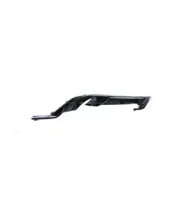 Diffuser Πίσω Προφυλακτήρα Για VW Golf VII (7.5) 17-20 Facelift GTI Με 2 Μονές Εξατμίσεις Δεξια & Αριστερά Γυαλιστερό Μαύρο Από 