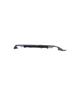 Diffuser Πίσω Προφυλακτήρα Για VW Golf VII (7) 13-17 GTI Με 2 Μονές Εξατμίσεις Δεξια & Αριστερά Γυαλιστερό Μαύρο Από Abs Πλαστικ 