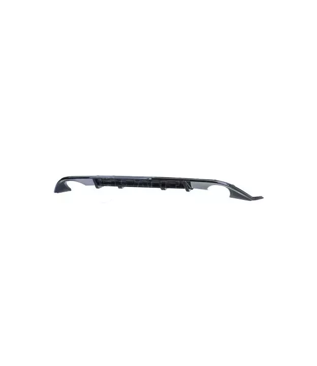 Diffuser Πίσω Προφυλακτήρα Για VW Golf VII (7) 13-17 GTI Με 2 Μονές Εξατμίσεις Δεξια & Αριστερά Γυαλιστερό Μαύρο Από Abs Πλαστικ