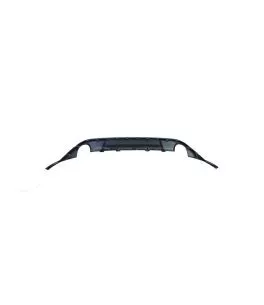 Diffuser Πίσω Προφυλακτήρα Για VW Golf VII (7) 13-17 GTI Με 2 Μονές Εξατμίσεις Δεξια & Αριστερά Γυαλιστερό Μαύρο Από Abs Πλαστικ 