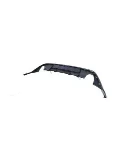 Diffuser Πίσω Προφυλακτήρα Για VW Golf VII (7) 13-17 GTI Με 2 Μονές Εξατμίσεις Δεξια & Αριστερά Γυαλιστερό Μαύρο Από Abs Πλαστικ 
