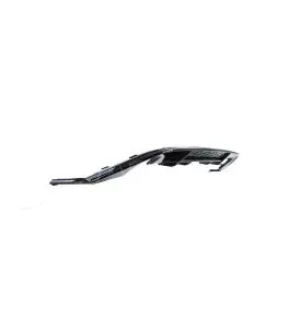 Diffuser Πίσω Προφυλακτήρα Για VW Golf VII (7) 13-17 GTI Με 2 Μονές Εξατμίσεις Δεξια & Αριστερά Γυαλιστερό Μαύρο Από Abs Πλαστικ 