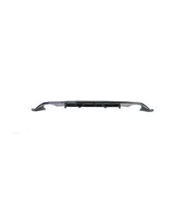 Diffuser Πίσω Προφυλακτήρα Για VW Golf VII (7) 13-17 GTI Με 2 Μονές Εξατμίσεις Δεξια & Αριστερά Γυαλιστερό Μαύρο Από Abs Πλαστικ 