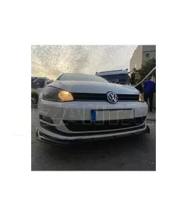 Μπροστινό Spoiler Για VW Golf VII (7.5) 17-20 Standard Έκδοση Μαύρο Χρώμα Από Abs Πλαστικό 3 Τεμάχια 