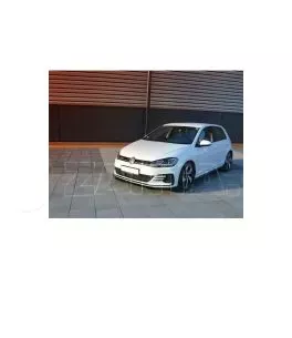 Μπροστινό Spoiler Για VW Golf VII (7.5) 17-20 GTI Έκδοση Μαύρο Γυαλιστερό Χρώμα Από Abs Πλαστικό Α Ποιότητα 