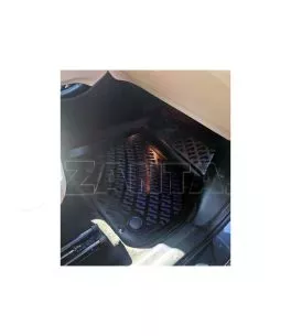 Πατάκια Σκαφάκια 3D Από Λάστιχο TPE Για  Bmw X1 U11 2022+ Black Rizline 4  Τεμάχια Μαύρα 