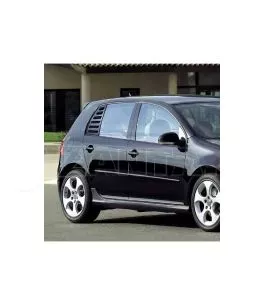 Καπάκια Πισινών Παραθύρων Για VW Golf V (5) 03-08 Μαύρα 2 Τεμάχια 