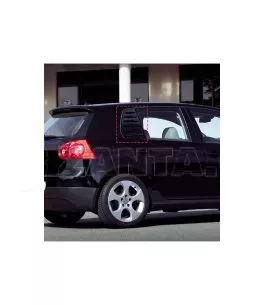 Καπάκια Πισινών Παραθύρων Για VW Golf V (5) 03-08 Μαύρα 2 Τεμάχια 