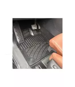 Πατάκια Σκαφάκια 3D Από Λάστιχο TPE Για Skoda Kodiaq 2024- Rizline 4 Τεμάχια Μαύρα 