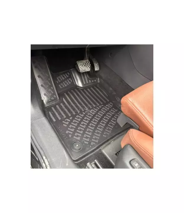 Πατάκια Σκαφάκια 3D Από Λάστιχο TPE Για Skoda Kodiaq 2024- Rizline 4 Τεμάχια Μαύρα