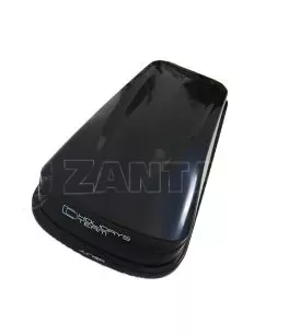 Μπαγκαζιέρα οροφής Junior Easy 180x78x40cm με μονόπλευρο άνοιγμα και κλειδί, 430 λίτρα - μαύρη 