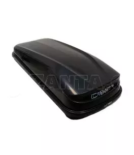 Μπαγκαζιέρα οροφής Junior Easy 180x78x40cm με μονόπλευρο άνοιγμα και κλειδί, 430 λίτρα - μαύρη 