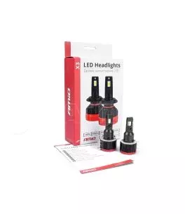 ΛΑΜΠΕΣ LED H15 9-16V 90W 6.500K 9900lm CANBUS ΜΕ ΑΝΕΜΙΣΤΗΡΑΚΙ X3 SERIES AMIO - 2ΤΕΜ. 