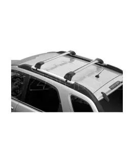 ΜΠΑΡΑ ΟΡΟΦΗΣ ΑΛΟΥΜΙΝΙΟΥ 129cm ΑΣΗΜΙ SILENZIO CX ORIGINE SYSTEM (STANDARD / FLUSH RAILING) NORDRIVE - 1 ΤΕΜ. 
