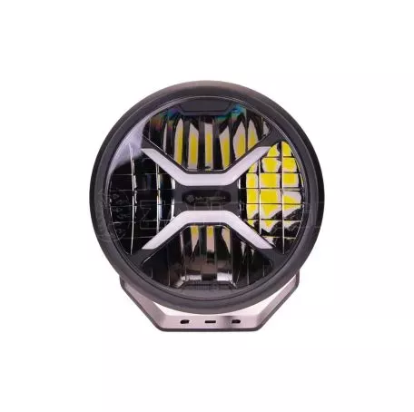 M-tech ΠΡΟΒΟΛΕΑΣ ΣΤΡΟΓΓΥΛΟΣ DRIVING LIGHT BLACK SERIES LED 12-48V 80W 5.700K 11.000lm 220mm mTECH -  1 ΤΕΜ. WLBC177/MT 