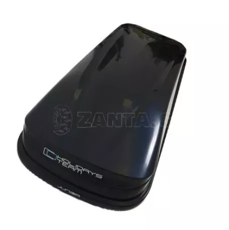 Μπαγκαζιέρα οροφής Junior Easy 180x78x40cm με μονόπλευρο άνοιγμα και κλειδί, 430 λίτρα - μαύρη 
