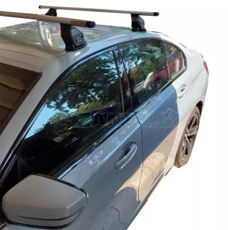 MENABO Kit Μπάρες Οροφής - Πόδια Menabo AL1 ασημί για BMW G20 Serie 3 2019+ αλουμινίου - 2 τεμ. ΜΠ.BMWG20.01 