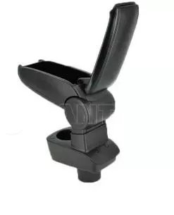 Κονσόλα Χειροφρένου Τεμπέλης  "Oem" Design Για Ford Fiesta 2009-2017 Δερματίνη Μαύρο Χρώμα 