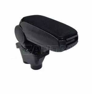 Κονσόλα Χειροφρένου Τεμπέλης  "Oem" Design Για Peugeot 208 2012-2019 Υφασμάτινος Μαύρο Χρώμα 