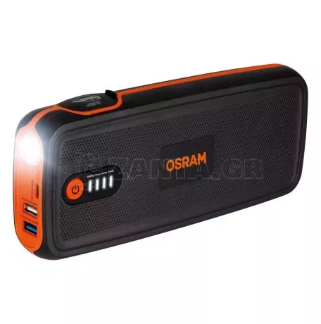 Osram ΕΚΚΙΝΗΤΗΣ ΜΠΑΤΑΡΙΑΣ/POWER BANK/ΦΑΚΟΣ/2xUSB (8000cc ΒΕΝΖΙΝΗ/4000cc DIESEL) 12V 16800mAh 700g OSRAM - 1 ΤΕΜ. L.OBSL400/OA 