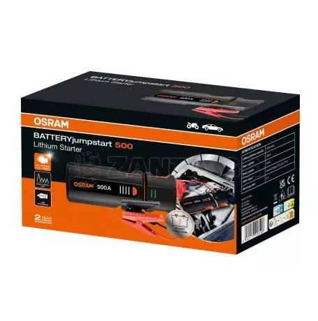 Osram ΕΚΚΙΝΗΤΗΣ ΜΠΑΤΑΡΙΑΣ/ΦΑΚΟΣ/USB(3000cc ΒΕΝΖΙΝΗ/1500cc DIESEL)12V 6000mAh 200-500A JUMPSTART OSRAM - 1 ΤΕΜ. L.OJS010/OA 
