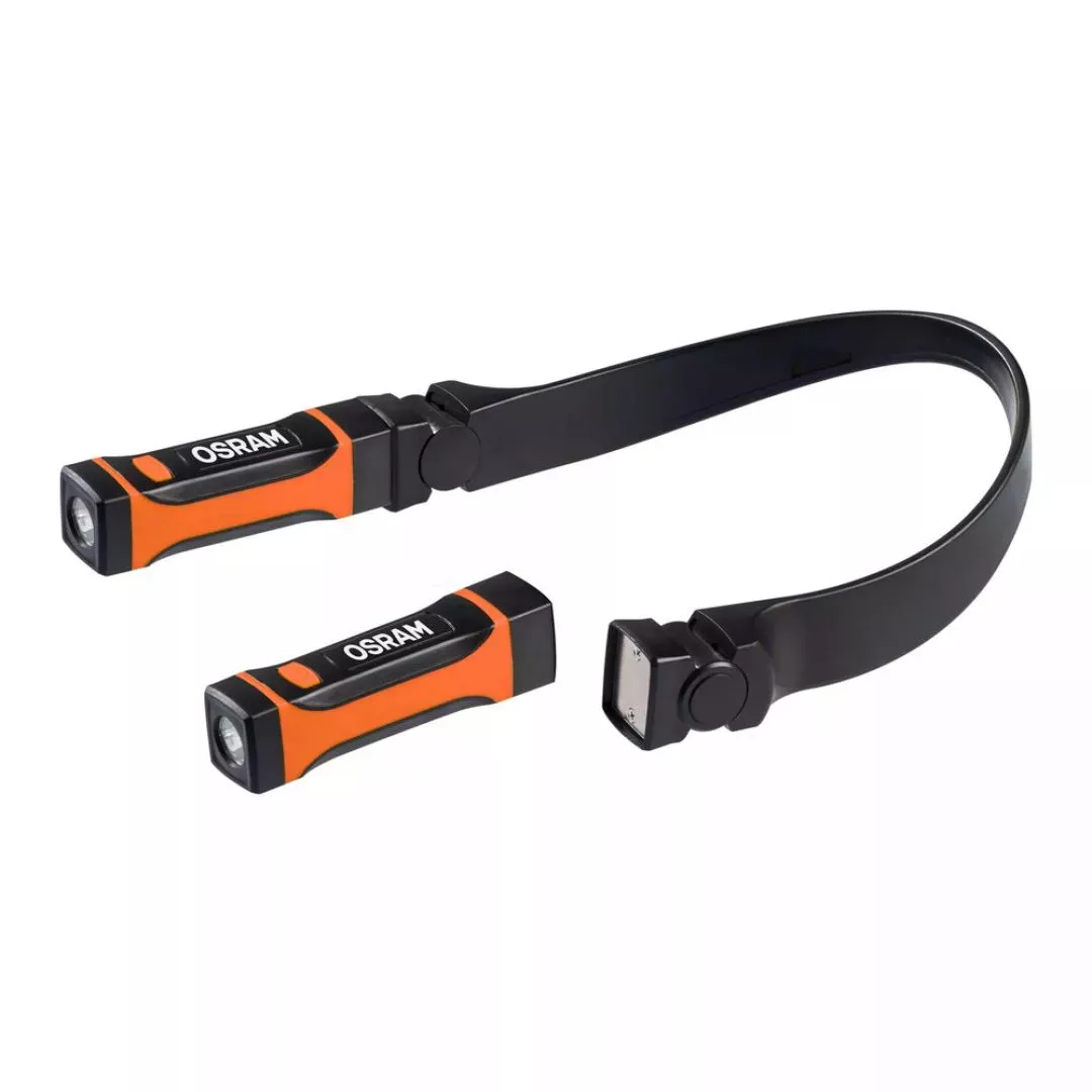 Osram ΦΑΚΟΣ ΕΡΓΑΣΙΑΣ ΓΙΑ ΣΤΗΡΙΞΗ ΣΤΟ ΛΑΙΜΟ ΜΕ ΚΥΡΤΟ ΒΡΑΧΙΟΝΑ USB/ IP54 130lm & 265lm OSRAM - 1 ΤΕΜ. L.OLEDIL413/OA