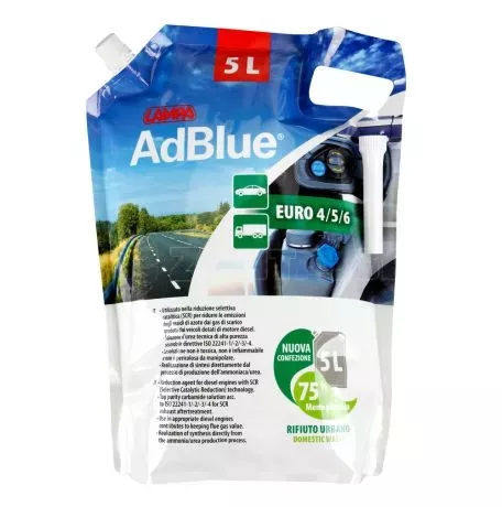 Lampa ΠΡΟΣΘΕΤΟ ΥΓΡΟ ADBLUE 5LT ΣΕ ΣΑΚΟΥΛΑ ΜΕ ΣΤΟΜΙΟ LAMPA - 1 ΤΕΜ. L3805.9 