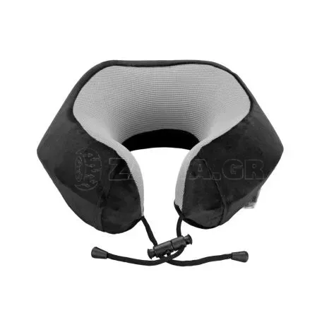 Lampa ΜΑΞΙΛΑΡΙ ΤΑΞΙΔΙΟΥ ΑΥΧΕΝΑ ΕΡΓΟΝΟΜΙΚΟ MEMORY FOAM ΜΑΥΡΟ/ΓΚΡΙ NECK-LUXE LAMPA - 1 ΤΕΜ. L5416.7 