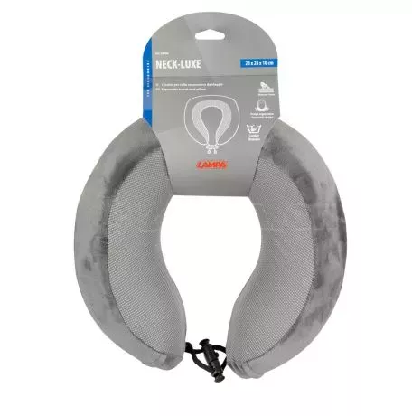 Lampa ΜΑΞΙΛΑΡΙ ΤΑΞΙΔΙΟΥ ΑΥΧΕΝΑ ΕΡΓΟΝΟΜΙΚΟ MEMORY FOAM ΓΚΡΙ NECK-LUXE LAMPA - 1 ΤΕΜ. L5416.8 