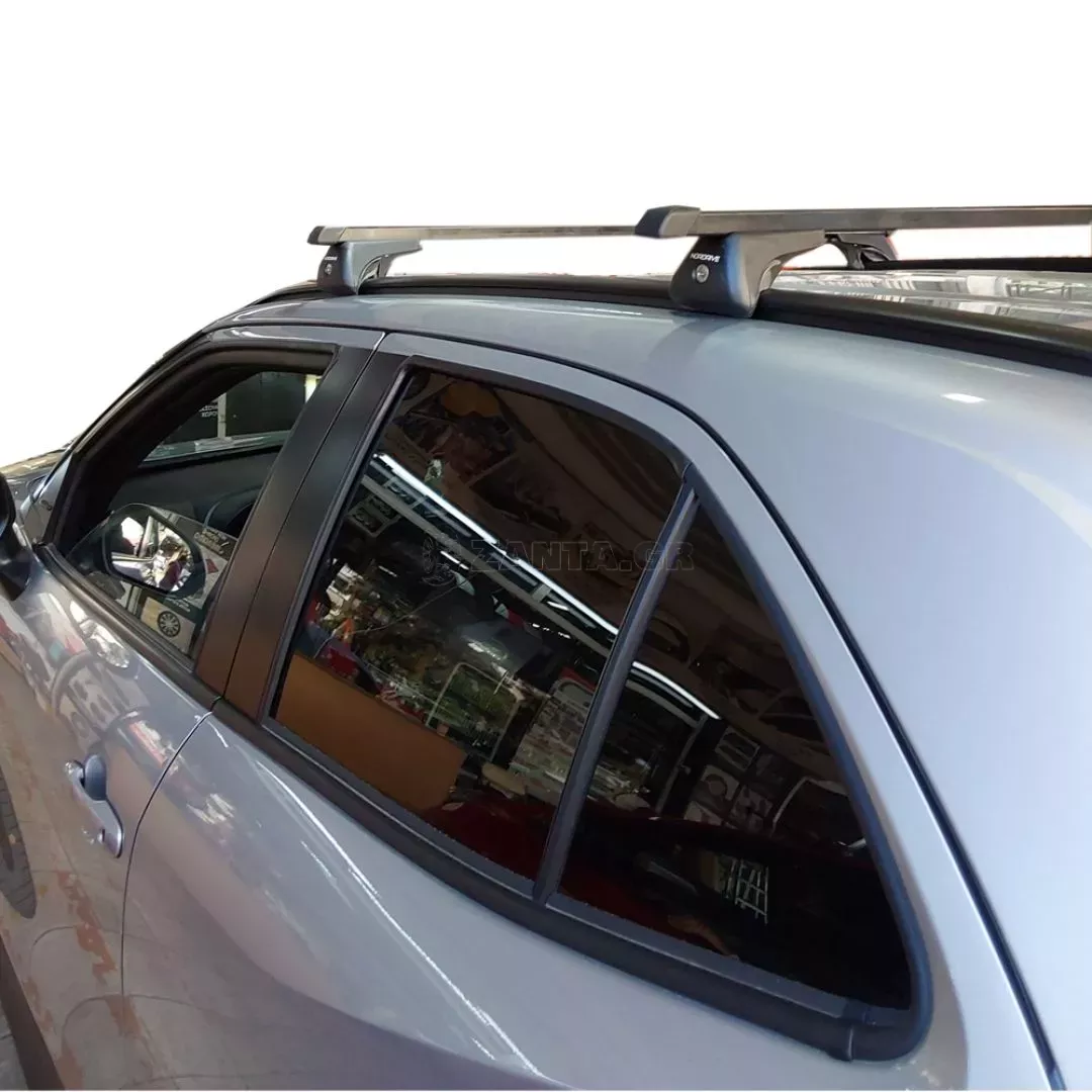 Nordrive Kit Μπάρες - Πόδια NORDRIVE Helio μαύρη αλουμινίου για Toyota Yaris Cross 2021+ - 2 τεμάχια ΜΠ.TYARISCROSS.02