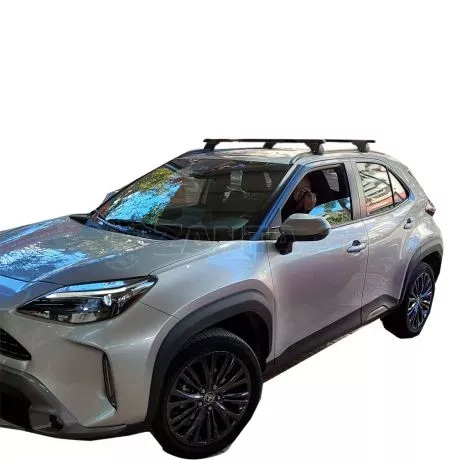 Nordrive Kit Μπάρες - Πόδια NORDRIVE Helio μαύρη αλουμινίου για Toyota Yaris Cross 2021+ - 2 τεμάχια ΜΠ.TYARISCROSS.02 