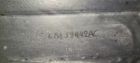 Κάλυμμα Κάτω Μέρους Μηχανής από JEEP - 68139442AC 