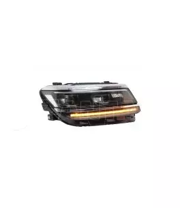 Μπροστινά Φανάρια Set Για Vw Tiguan II mk2 16+ DRL Led Matrix & Led Signal Dynamic R-Line Look H7/H7 Με Μοτέρ Carner 