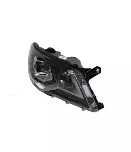 Μπροστινά Φανάρια Set Για Vw Tiguan mk1 07-11 DRL Μαύρα H7/H7 Με Μοτέρ  Carner 