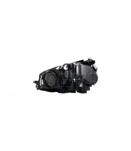 Μπροστινά Φανάρια Set Για Vw Golf VII (7) 12-17 U-Type DRL & Led Φλας Dynamic GTI R-Line Look Μαύρα H7/H7 Με Μοτέρ Carner 