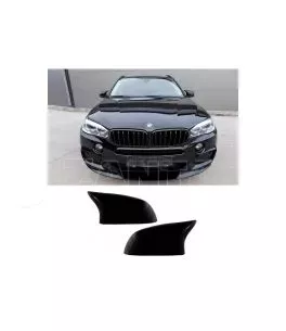 Καπάκια Καθρεφτών Για Bmw X3 F25, X4 F26, X5 F15, X6 F16 M4 Look Γυαλιστερό Μαύρο 2 Τεμάχια 