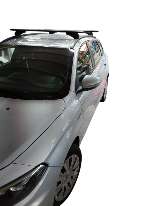 MENABO Kit Μπάρες - Πόδια MENABO αλουμινίου SONIC Black για Fiat Tipo SW 2016-2020,2020+ - 2 τεμάχια ΜΠ.FTIPO.06