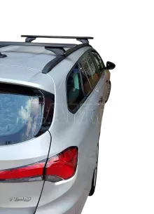 MENABO Kit Μπάρες - Πόδια MENABO αλουμινίου SONIC Black για Fiat Tipo SW 2016-2020,2020+ - 2 τεμάχια ΜΠ.FTIPO.06 