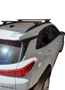 Nordrive Kit Μπάρες - Πόδια NORDRIVE Helio αλουμινίου μαύρη για Hyundai Kona 2017-2023 - 2 τεμάχια ΜΠ.HKONA.09 