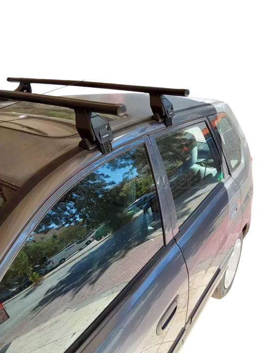 MENABO Kit Μπάρες - Πόδια MENABO σιδήρου μαύρη για Mitsubishi Spacestar 1998-2005 - 2 τεμάχια ΜΠ.MSPACESTAR.02