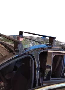 MENABO Kit Μπάρες - Πόδια MENABO αλουμινίου μαύρη DELTA για Opel Astra K 2016-2021 - 2 τεμάχια ΜΠ.OASTRAK.26 